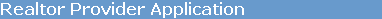 Realtor Provider Application
